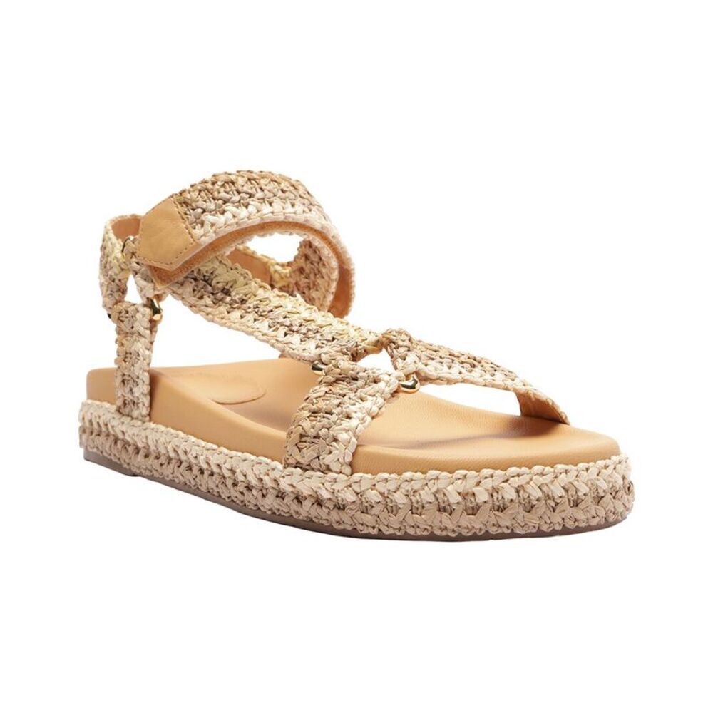 Arezzo Mya Raffia Sandal, Multicolor